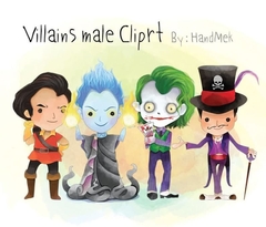Hoja de Elementos Villains Male
