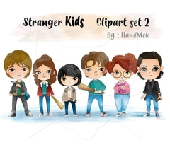 Hoja de Elementos Stranger Things Set 2