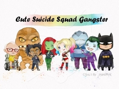 Hoja de Elementos Cute Suicide Squad Gangster