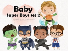 Hoja de Elementos Baby Super Boys Set 2