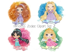 Hoja de Elementos Princess Zodiac 2
