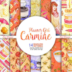 Colección Planner Girl Carmine (Otoño)