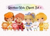 Hoja de Elementos Rainbow Kids Set 1