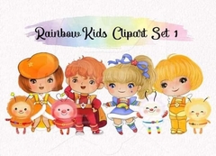 Hoja de Elementos Rainbow Kids Set 1