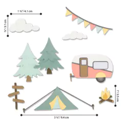 Set con 17 Troqueles Sizzix Thinlits Dies By Kath Breen Great Outdoors - comprar online