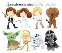 Hoja de Elementos Star Wars