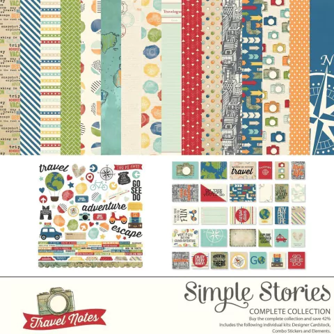 Colección Travel Notes Simple Stories - comprar online