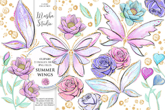 Hoja de Elementos Summer Wings