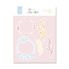 Troquel Ramitas y Coronas Florales Kimidori Colors - comprar online