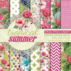 Colección Tropical Summer Frou Frou Craft - comprar online