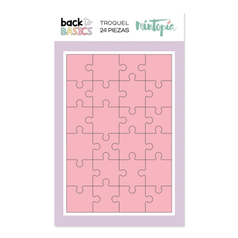 Troquel Puzzle 4x6" Back to Basics Mintopía - comprar online