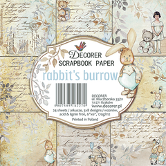 Paper Pad 6x6" Decorer Rabbit´s Burrow - comprar online