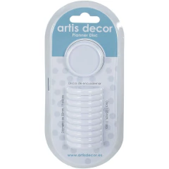 Disco Para Planner 32mm Blanco Artis Decor x11pcs - comprar online
