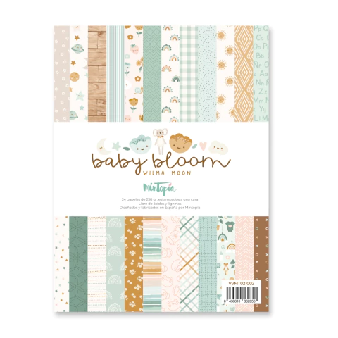 Pad Papeles 6x8" Baby Bloom Mintopía - comprar online