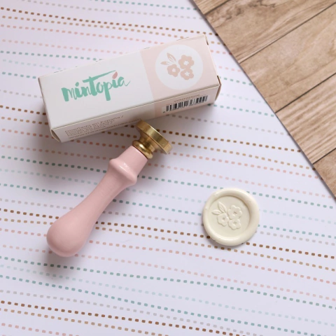 Sello de Lacre con Mango Flores Baby Bloom