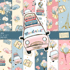 Colección Wanderlust Pap Scrap (Travel)