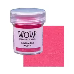 Polvos de embossing WOW Metalline Red - comprar online