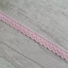 Puntilla Nylon Rosa 1cm x1 metro - comprar online