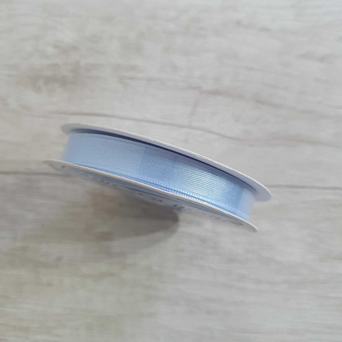 Cinta Raso Doble Faz N° 2 (10mm) Celeste Arco Iris x1 metro