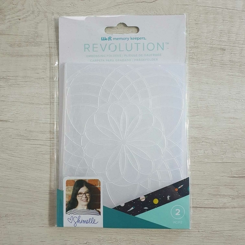 Carpeta Embossing Folder Revolution Shimelle We R Memory Keepers 2pz