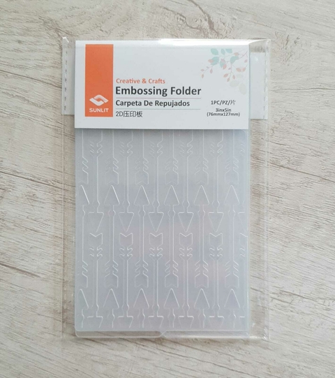 Carpeta de Embossing Flechas 3"