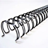 Espiral Doble Alambre 2:1 19mm 3/4" Color Negro x2 Unidades