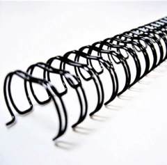 Espiral Doble Alambre 2:1 22mm 7/8" Color Negro x2 Unidades