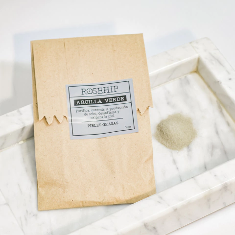 MASCARILLA DE ARCILLA VERDE - PIEL GRASA - PAQUETE 50GR - comprar online