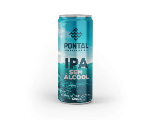 Cerveja IPA Sem Álcool - lata 269ml