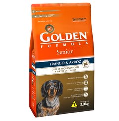 Ração Golden Fórmula Mini Bits Sênior 7+ Frango e Arroz