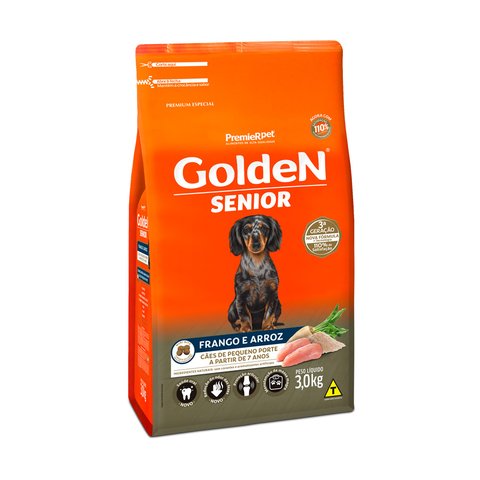 Ração Golden Fórmula Mini Bits Sênior 7+ Frango e Arroz - comprar online