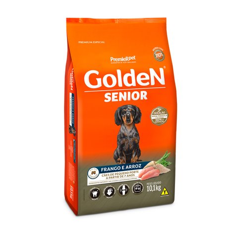 Ração Golden Fórmula Mini Bits Sênior 7+ Frango e Arroz - Agrocenter | Rações - Brinquedos - Faça seu Pet Feliz!
