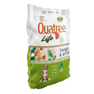 Ração Quatree Life Filhotes Raças Médias e Grandes 15kg