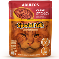 Sachê Gatos Adultos Sabor Carne 85g