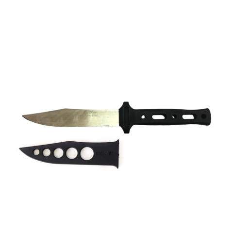Faca com Bainha Para Pesca Lâmina Aço Carbono - comprar online
