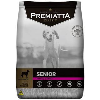 Premiatta Classic Sênior 7+ Médio e Grande Frango e Arroz 15kg