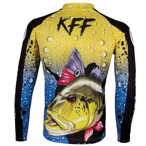 Camisa de Pesca King Brasil Proteção UV 50 + Kff 60 Tucunaré na internet