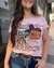 Tshirt Country Rosa com Strass - Ox Horn - comprar online