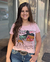 Tshirt Country Rosa com Strass - Ox Horn