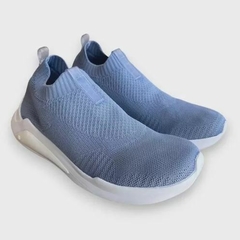 TENIS PETITE JOLIE KNIT/ LASTIC JEANS SOLA BRANCO - comprar online