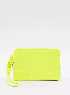 Carteira Petite Jolie Push Amarelo Neon PJ20167