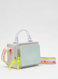 Bolsa Petite Jolie Box White/Soft Green/Translucido PJ10919 - comprar online