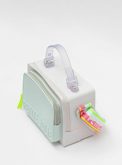Bolsa Petite Jolie Box White/Soft Green/Translucido PJ10919 na internet