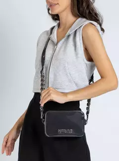 Bolsa Petite Jolie Pop Preto/Grafite PJ11168 - loja online