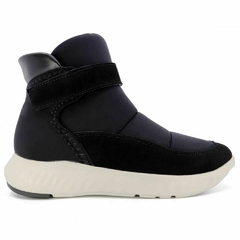 Tênis Bota Em Elastano Preto Usaflex