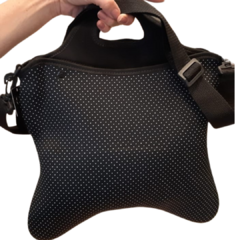 Bolsa 3 em 1 Térmica Neoprene preto poá