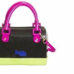 BOLSA INFATIL PETITE JOLIE MINI BLOOM PRETO/ LEMON/ BLUE na internet
