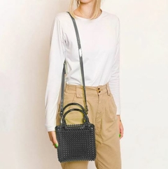 BOLSA PETITE JOLIE BEADS PRETA PJ10538 - June Online
