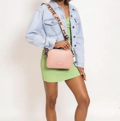 BOLSA PETITE JOLIE CECÍLIA ROSA ANTIGO/ PRETO PJ10752 - June Online