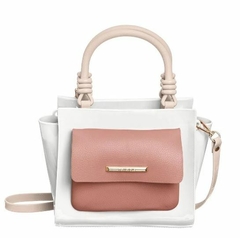 BOLSA PETITE JOLIE LOVE PJ10759 SNOW/ NUDE NEW/ ROSE
